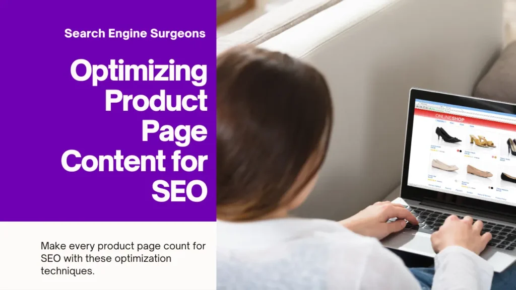 Optimizing Product Page Content for SEO